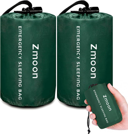 Emergency Sleeping Bag Survival Bag, Portable Waterproof Thermal Bivy Sacks,Bivvy Bags,Camping Mylar Sleeping Bag