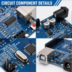 3-Pack Arduino UNO R3 Board, ATmega328P, 16MHz