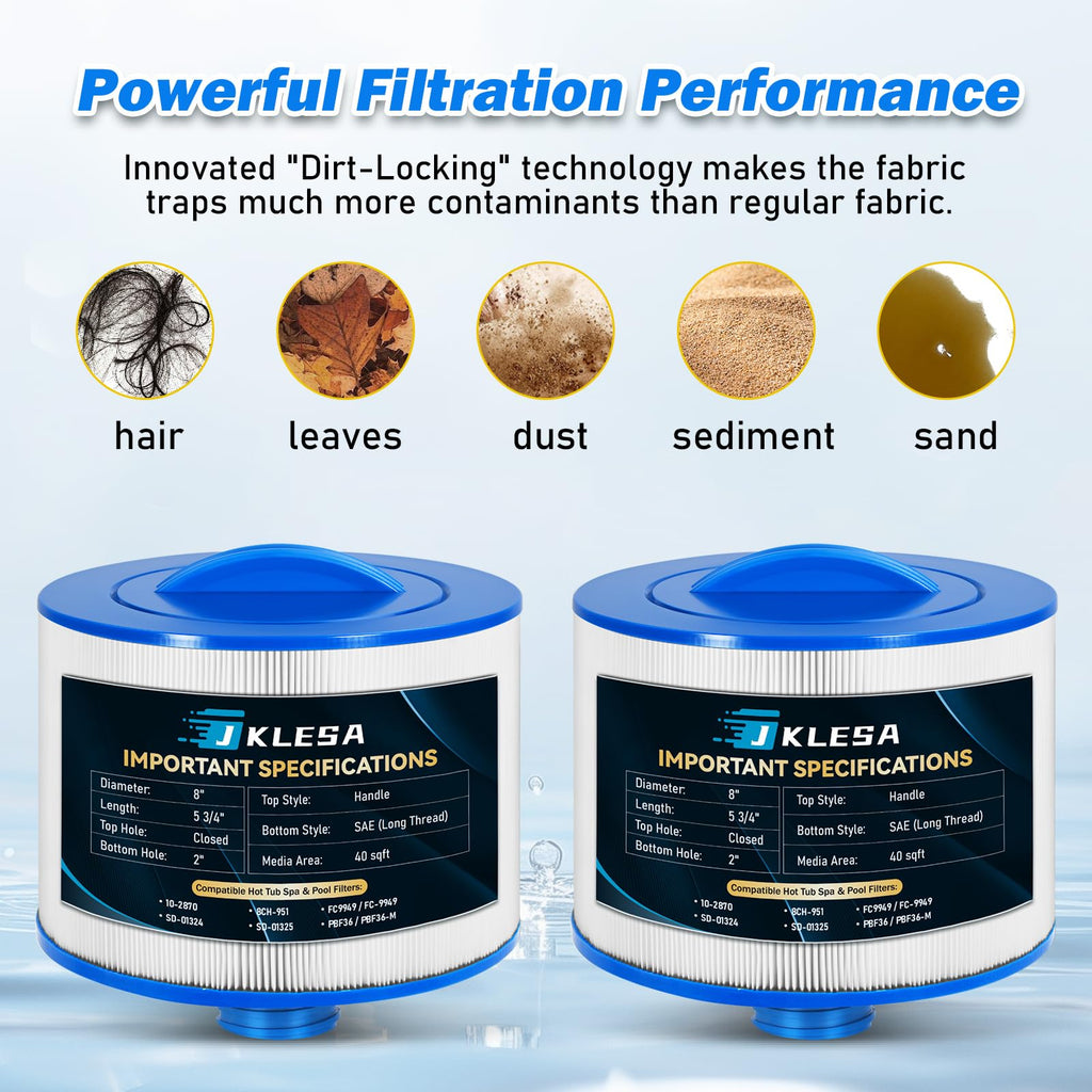 Spa Filter Compatible with 2013+ Unicel 8CH-951 Bullfrog 10-2870