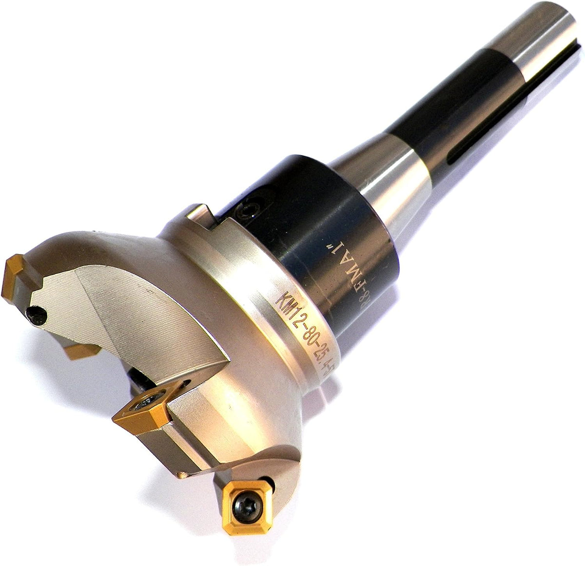 3.15" Face Shell Mill Cutter 45 Degree 5 Flutes R8 Face Milling Cutter W Inserts