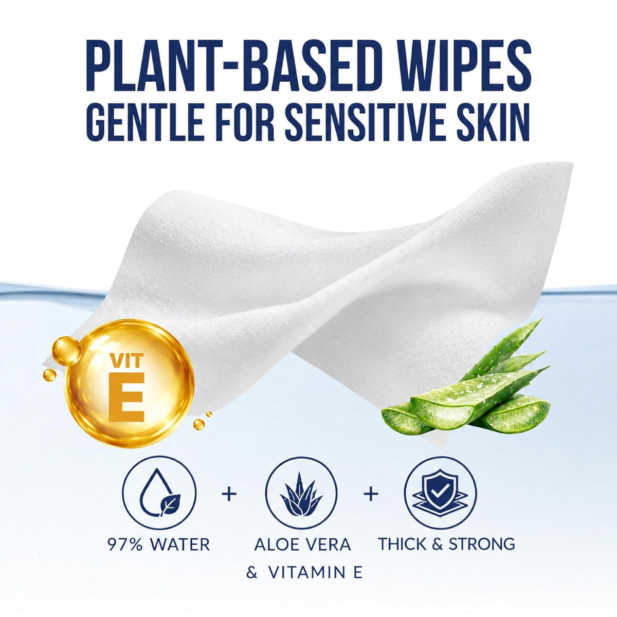 Flushable Wipes Travel Size Individually Wrapped 50 Ct