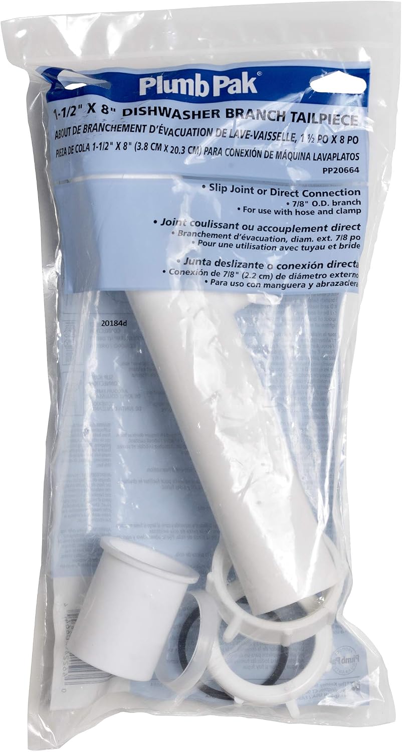 PP20664 Branch Tailpiece, White