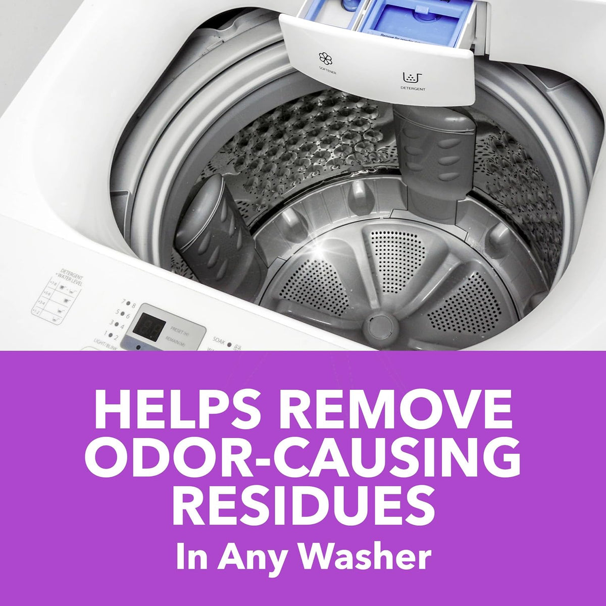 Washing Machine Cleaner with Odor Blasters, 4 Count