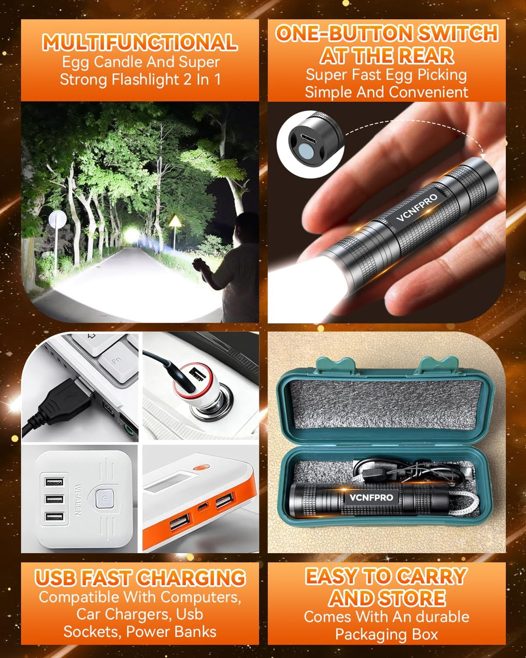 3.0 Upgrade Egg Candler Light【Semi LED Chip】【S-Certified Titanium Material】