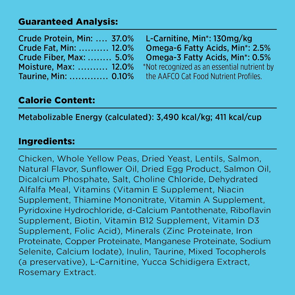 Liberty Dry Food Indoor Cat Health Chicken & Salmon Recipe, 3lb