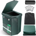 2026 Upgraded XL Portable Toilet for Adults,Tall Camping Toilet with Lid and Convenient Carry Bag, Portable Potty for