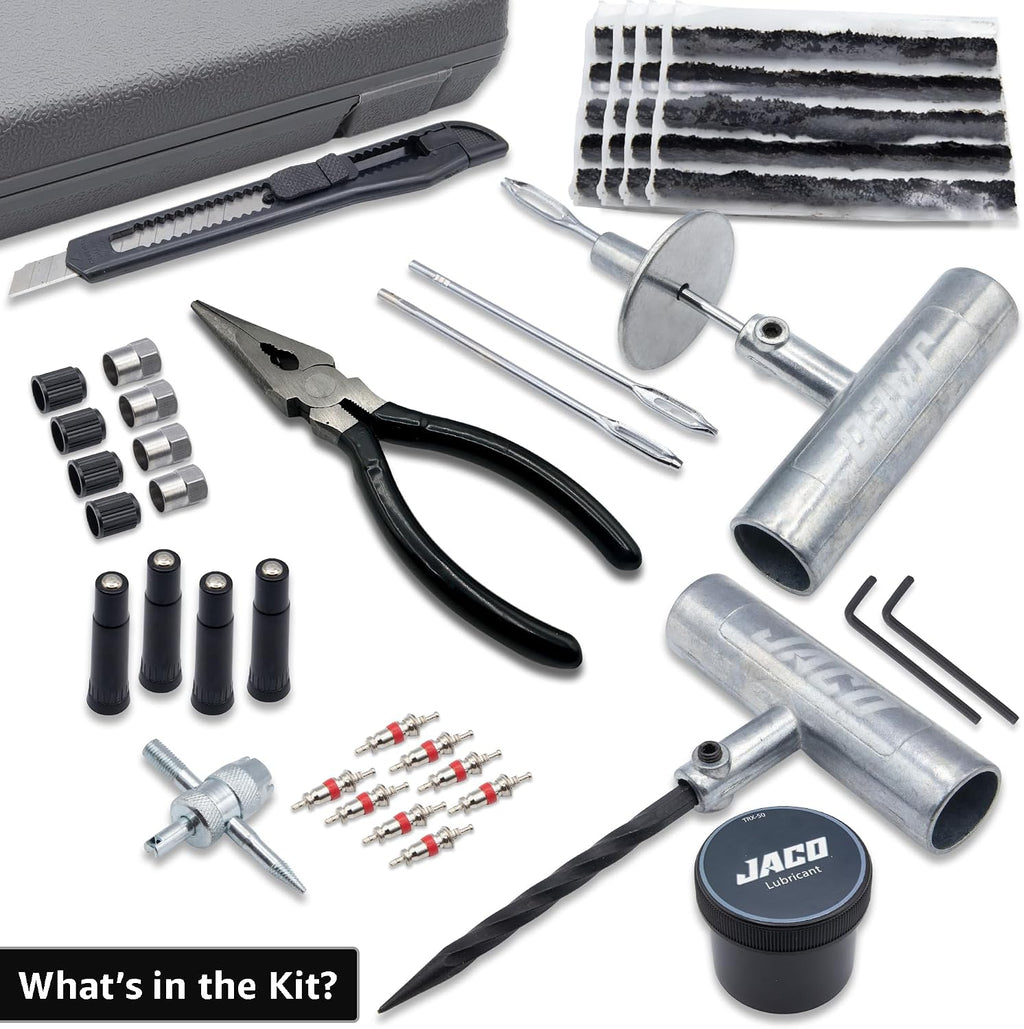 JACO TRX-50 Heavy Duty Tire Repair Kit - Universal Tire Plug Kit