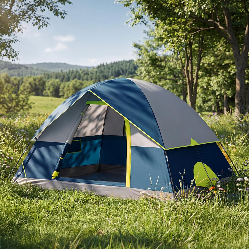 Camping Tent 2 Person, Tent for Camping, Instant Tent Outdoor | Camping Tent Waterproof Windproof Dome Tent with