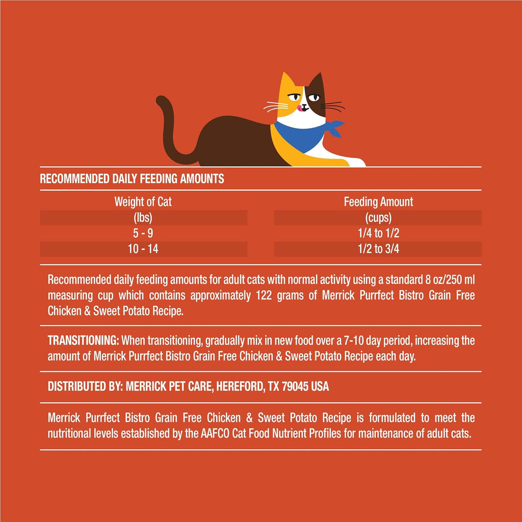 Purrfect Bistro Natural Dry Cat Food for Adult Cats, 4 lb. Bag