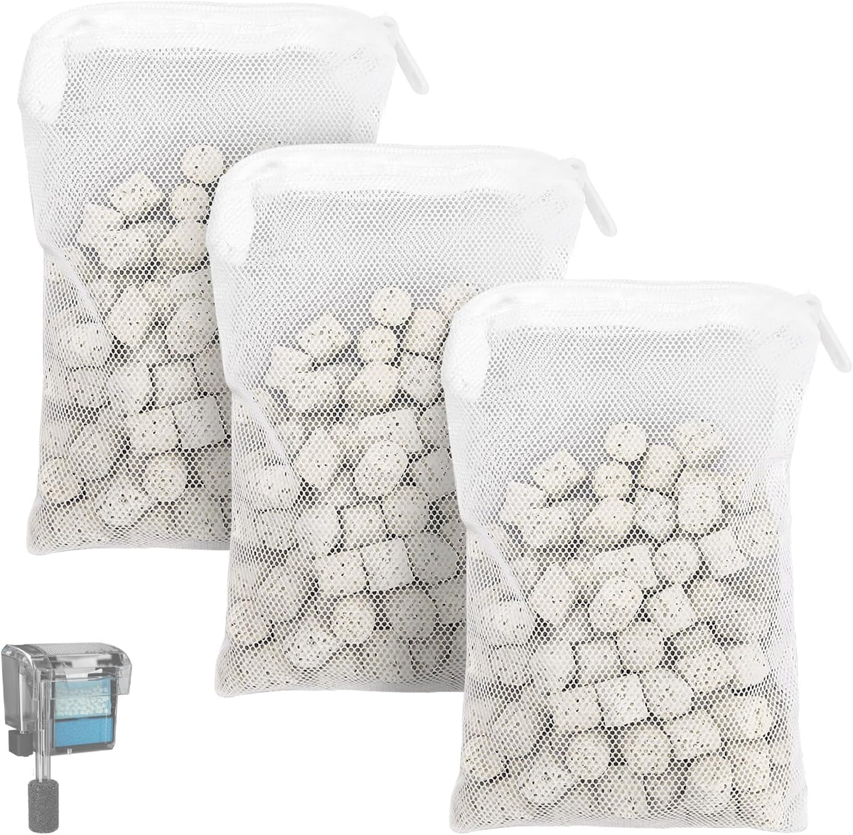 420g A1373 Biomax Filter Media Kit for AquaClear 70 Power Filter, 3 Pack