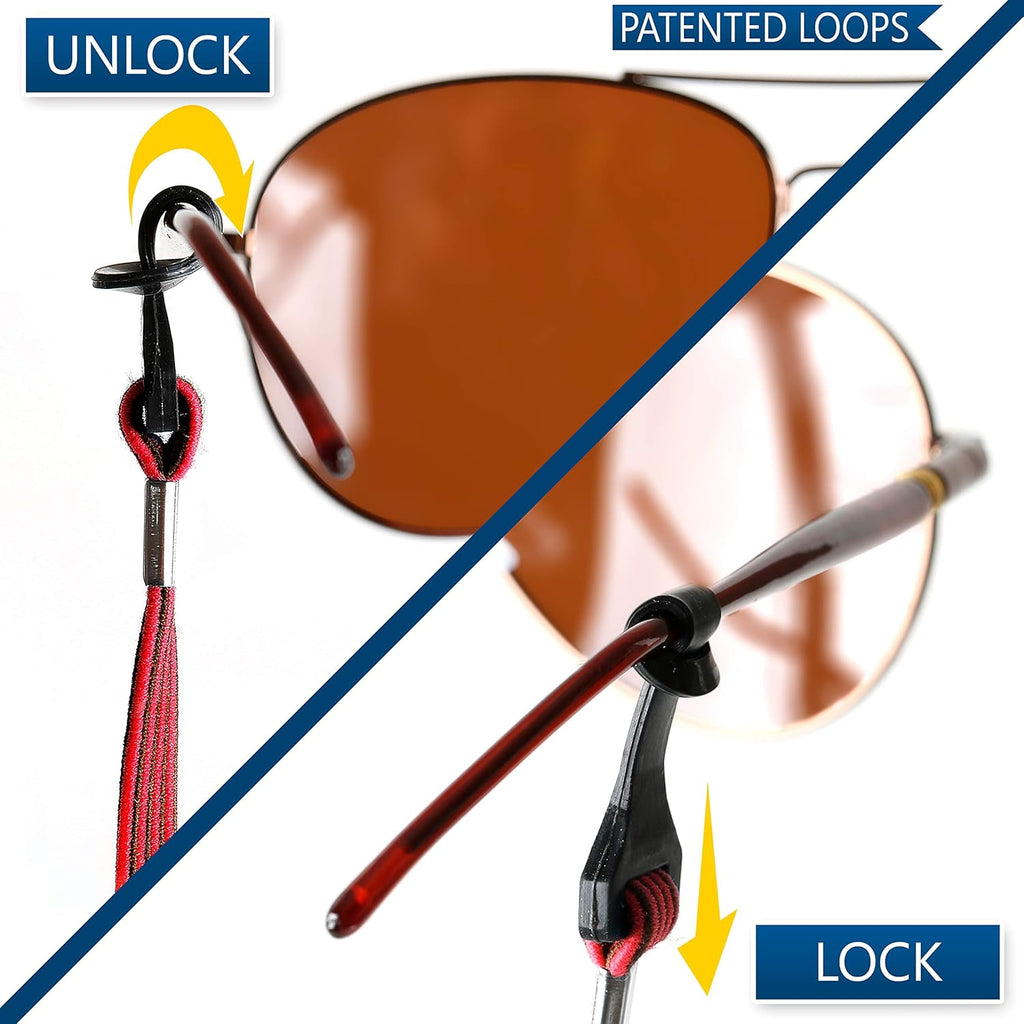 Eye Glasses String Holder Straps - Sports Sunglasses Strap for Men Women - Eyeglass Holders Around Neck - Glasses