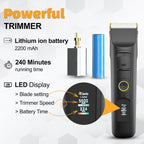 Beardscape V2 Cordless Beard Trimmer for Men with Ceramic Blade, Black