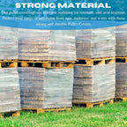2 Mil Clear Pallet Covers - 60" x 155" - Heavy Duty Construction Grade Strength - Polyethylene Pallet Bags - Outdoor