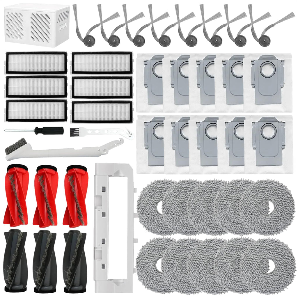Replacement Accessories Compatible with Roborock Qrevo Curv Robot Vacuums