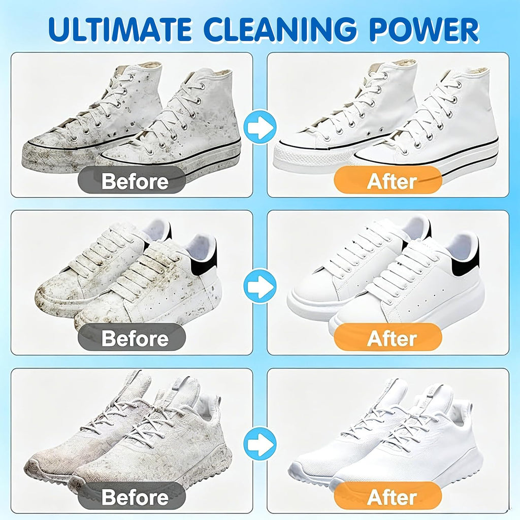 Shoe Cleaner 8.12 oz (240ml) – Sneaker Cleaner Foam for White Shoes, Tennis Shoes & More, Remove Dirt & Stains