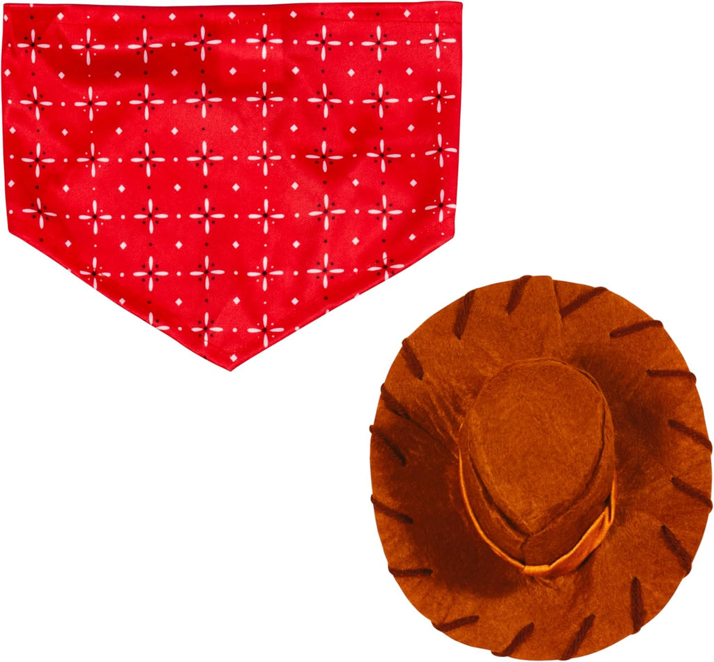 at Party City Toy Story: Woody Pet Costume for For Dogs or Cats by Rubies, XL