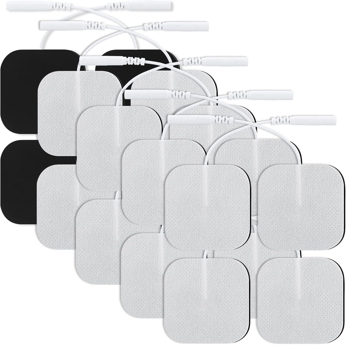TENS Unit Replacement Pads, Self-Adhesive Electrode 20PCS, 2"x2" Electrode Pads for Muscle Stimulator Massager