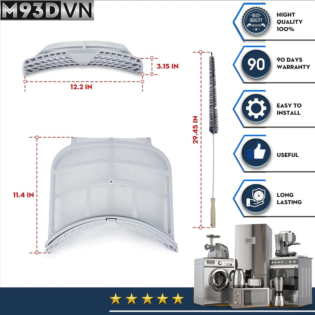 DLGX9001V DLGX9001W DLEX8100W DLEX9500K DLGX8101V Dryer Lint Filter for LG