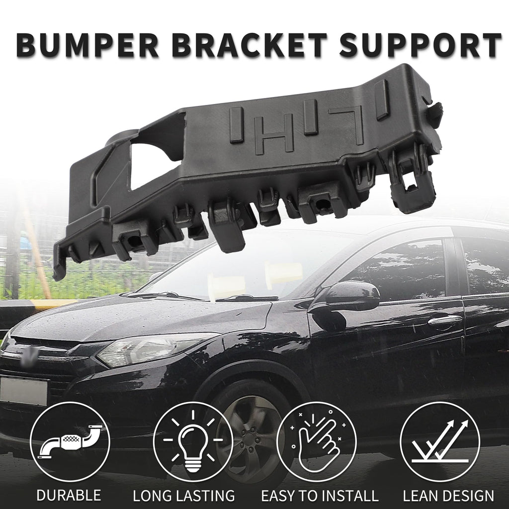 TUCKBOLD Bumper Support Bracket for Hyundai Tucson 2016-2021 Durable No.86513D3000 | Left Side Front Bumper Retainer Bracket Hold Mount Black 1 Pc