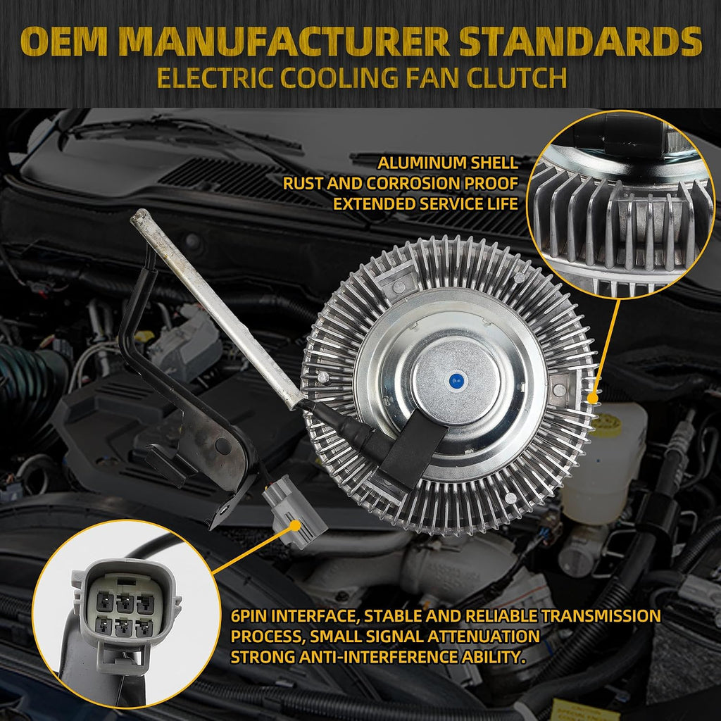 Dasbecan Engine Radiator Cooling Fan Clutch Compatible With Cummins diesel