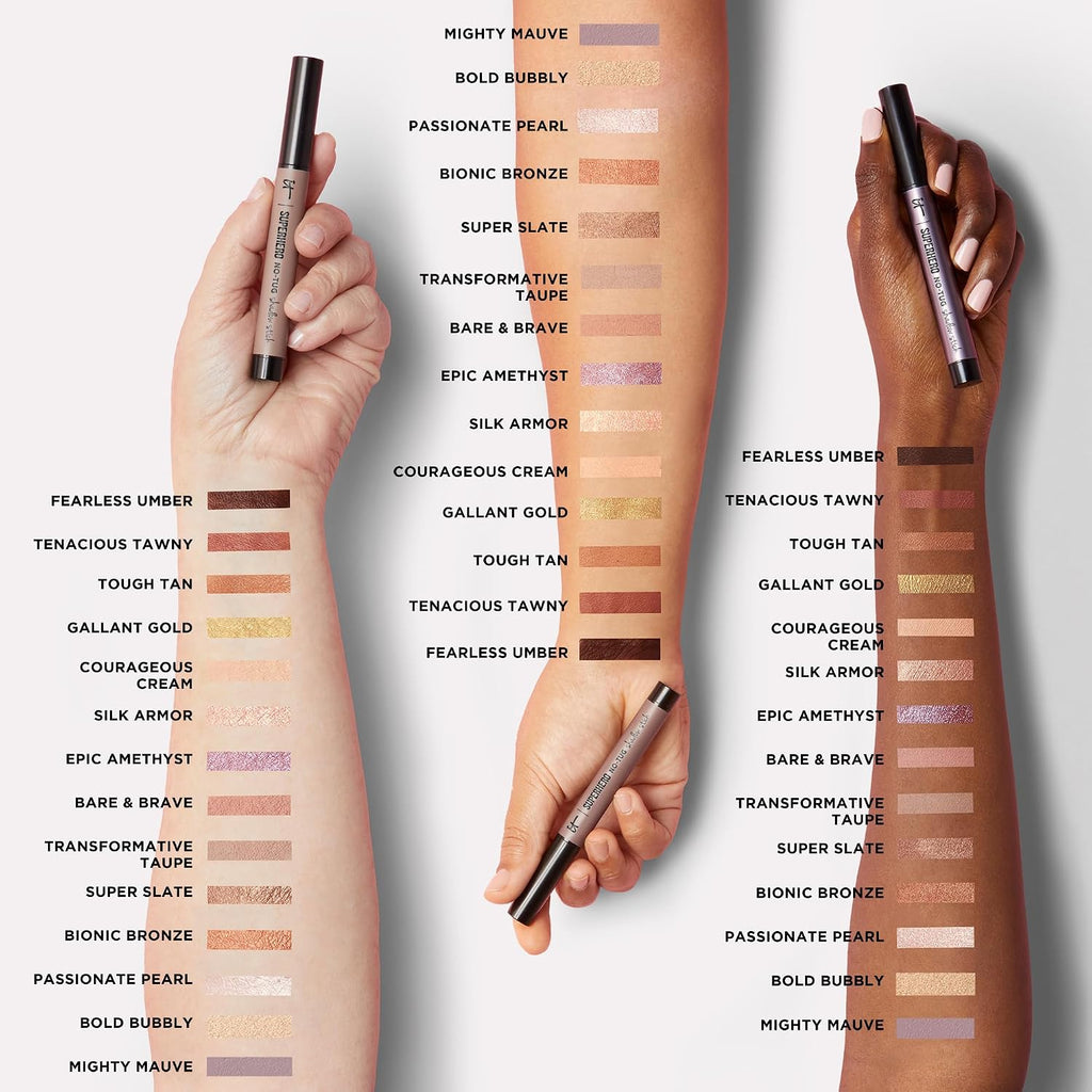 Superhero No-Tug Waterproof Eyeshadow Stick - Eye Shadow Base | Blendable Cream Shadow Stick for One Swipe Color