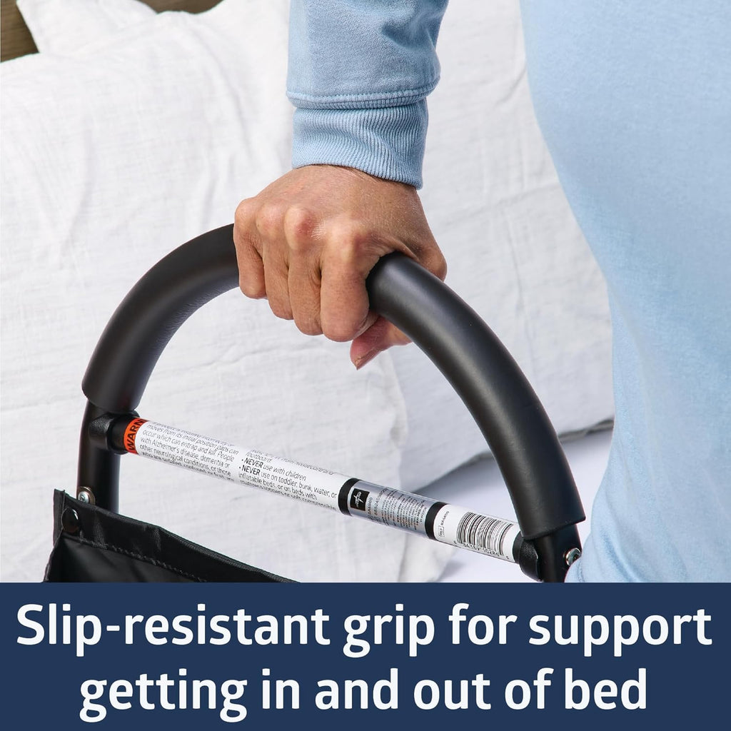 Bed Assist Bar for Seniors with Nylon Bag for Storage