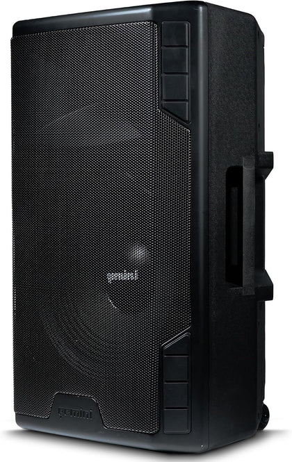 15" Bluetooth PA Speaker, 1800 Watts, TWS Link (GSP-5500) | 15" powered PA, 3-channel mixer, mic incl - Bluetooth TWS