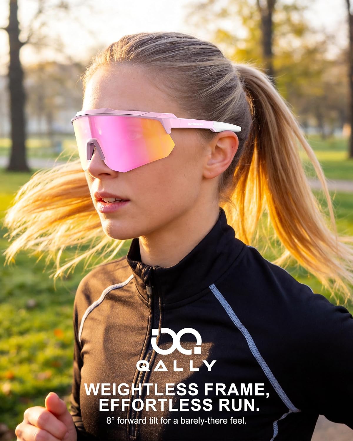 Polarized Sport Sunglasses Men Women Bike Sunglasses for Men Cycling UV Protection Driving Fishing 3 Packs