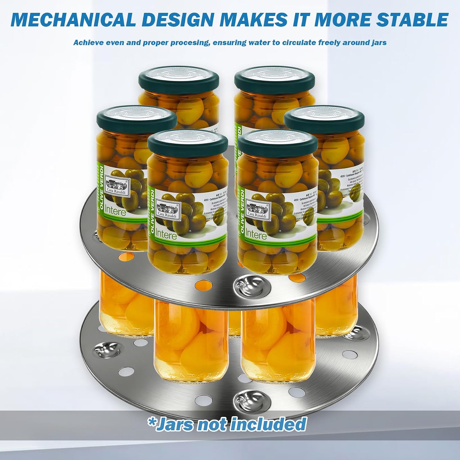 85707 11"Pressure Canner Rack Fit for Presto 16 to 23 Quart Pressure Canner