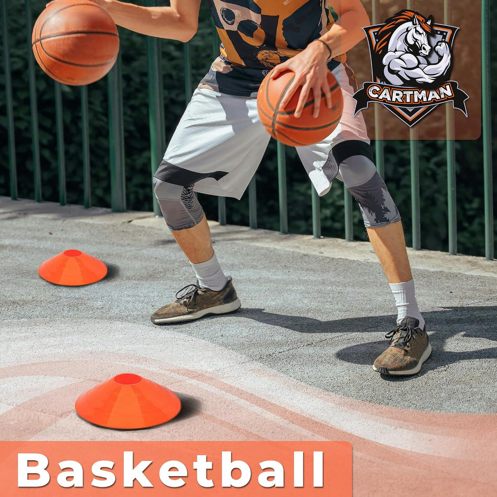 Agility Training Cones, Plastic Soccer Field Markers Indoor Outdoor for Events