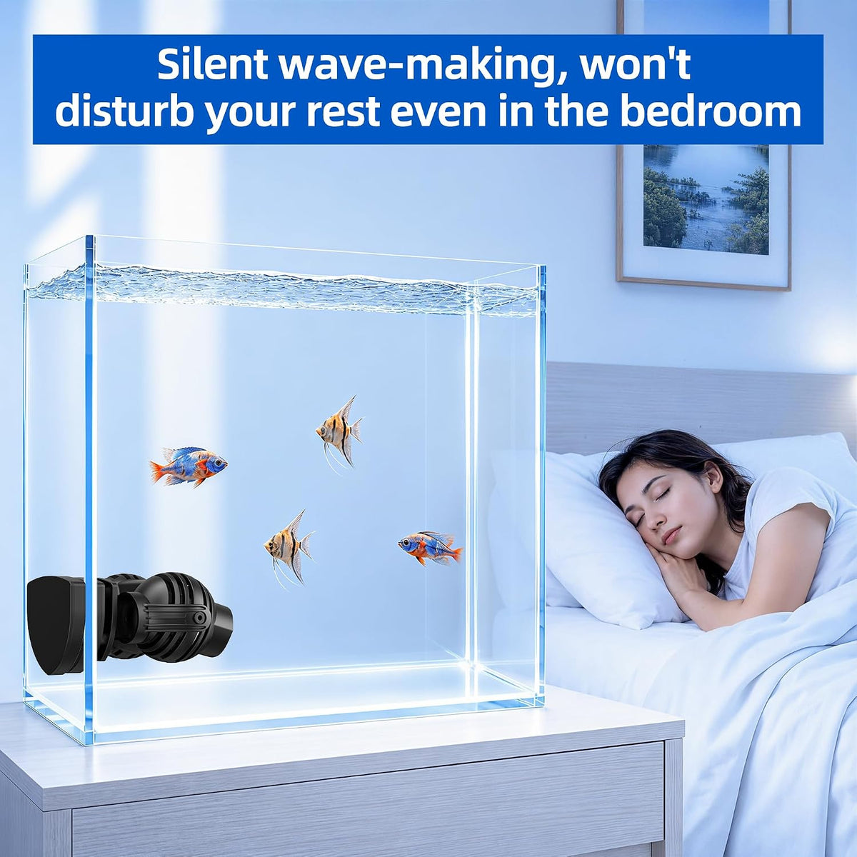 Magnetic Wave Maker for Aquarium: 1s Attach on fish tank