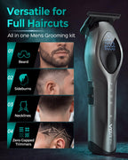 Hair Clippers for Men, Cordless Professional Clipper & Trimmer Set