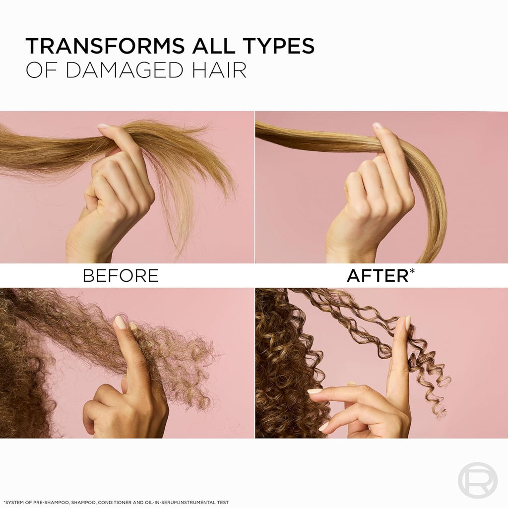 Sulfate Free Bond Repair+ Shampoo and Conditioner Set with Bond + Amino Acid Complex, Strengthens and Repairs Damaged