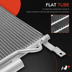 A-Premium Air Conditioning Condenser Compatible with Chevrolet & Pontiac