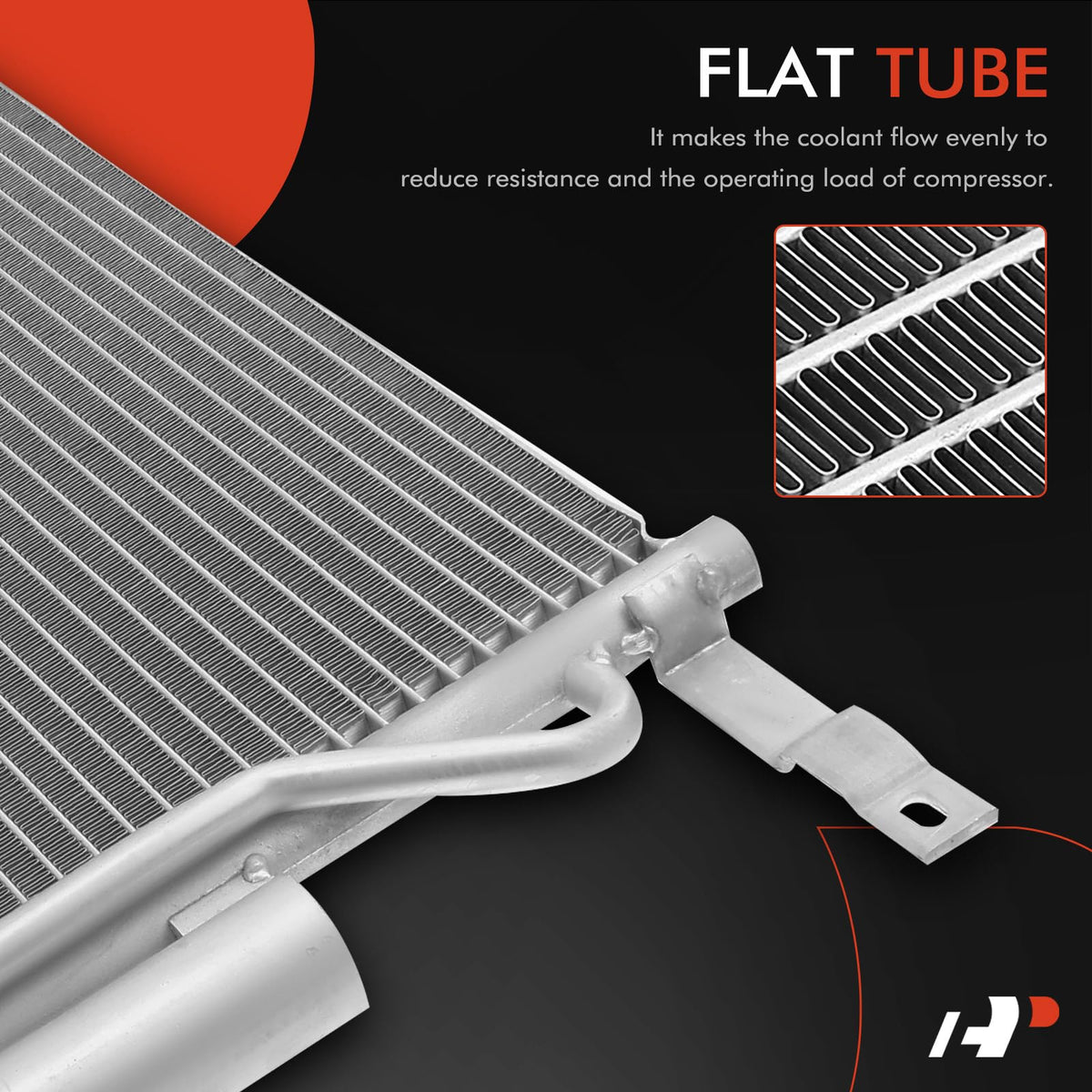 A-Premium Air Conditioning Condenser Compatible with Chevrolet & Pontiac