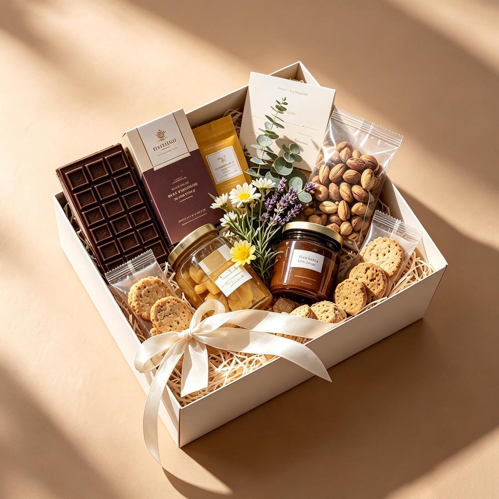 Large White Gift Box with Lid 12x12x10 Inches.