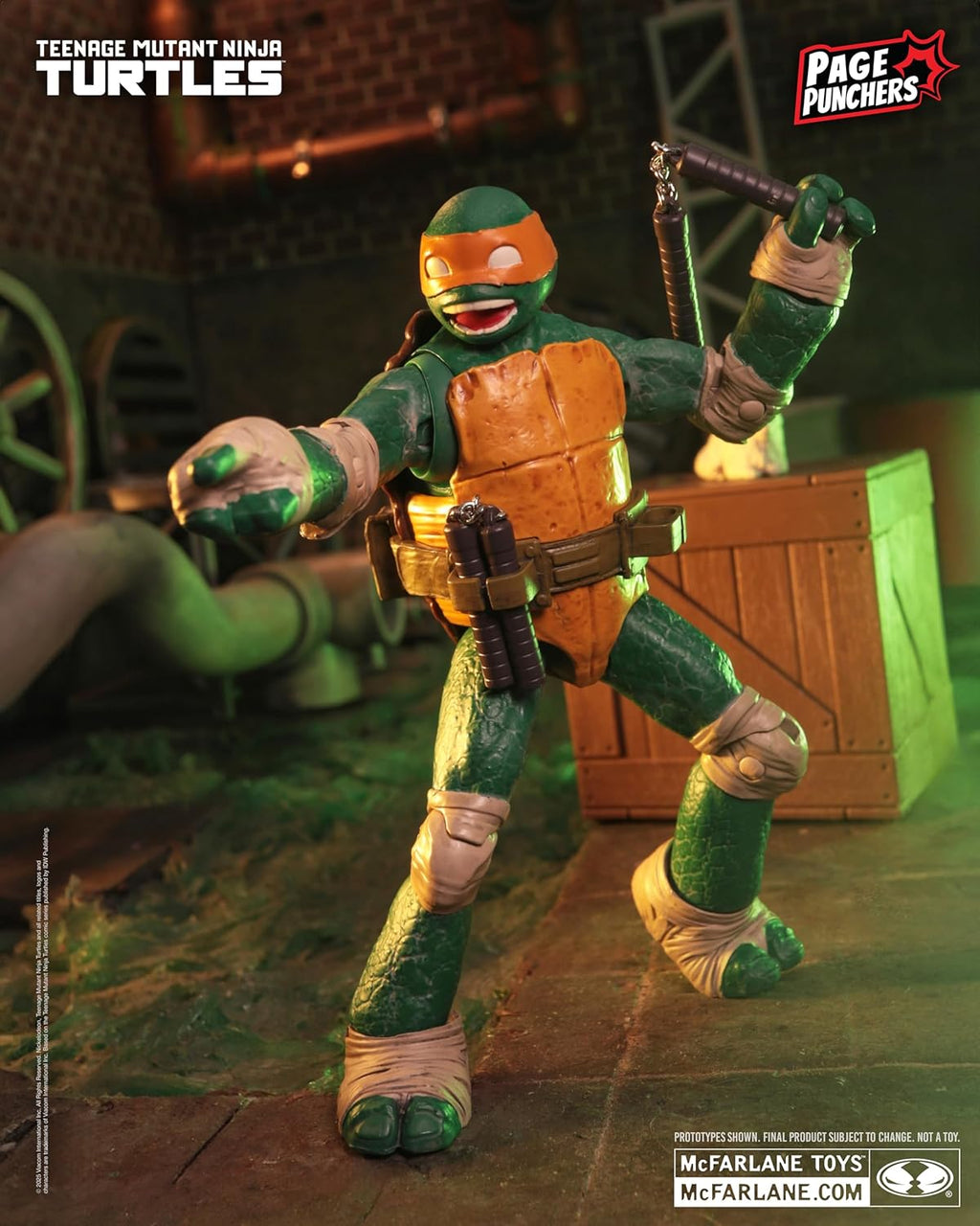 Teenage Mutant Ninja Turtles (Page Punchers) Michelangelo 5in Action Figure with Comic