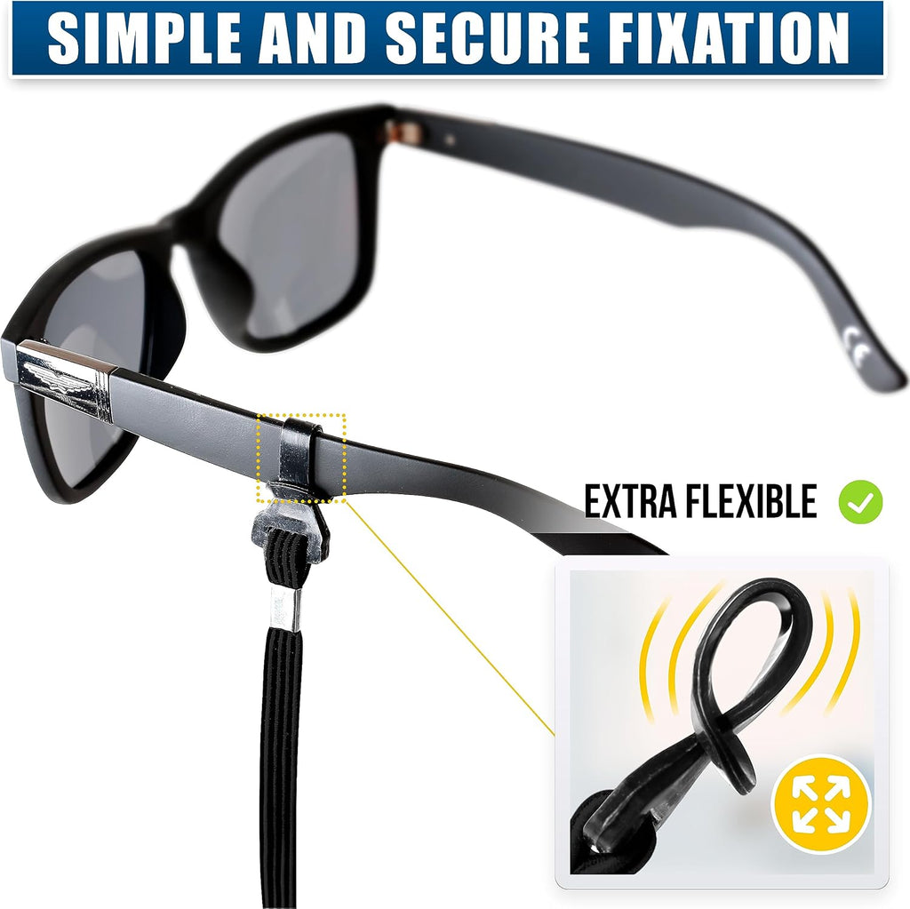 Eye Glasses String Holder Straps - Sports Sunglasses Strap for Men Women - Eyeglass Holders Around Neck - Glasses