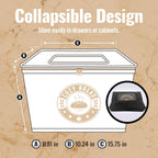 Proofer | Sourdough Proofing Box | Thermostat Control | Collapsible Bread Proofer for Dough Fermentation | USA Brand