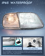 Headlight Assembly Compatible with Ford F-150 Expedition 1997-2003