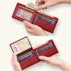 Wallet for Men Slim RFID Blocking Credit Card Holder Leather Wallet