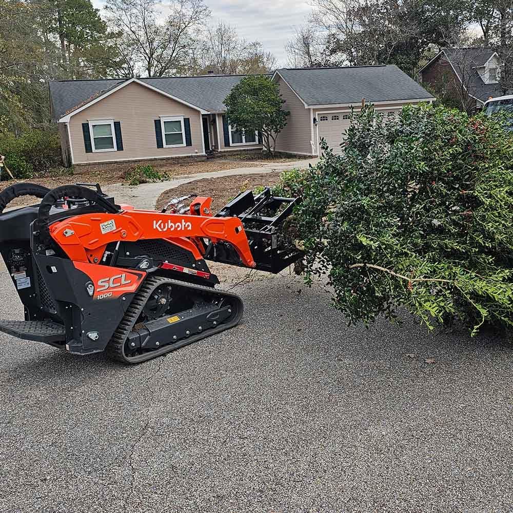 42" Mini Skid Steer Root Grapple Bucket, Universal Quick Tach Connection, 3,000 PSI Hydraulic Cylinder with Cylinder