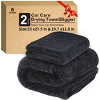 2-Pack 1300GSM Microfiber Car Drying Towel, Ultra-Large & Lint-Free