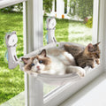 Cat Window Perch Cordless, Glow in The Dark & Stable Cat Beds- Breathable Window Hammock for Overlooking, Sunbathing