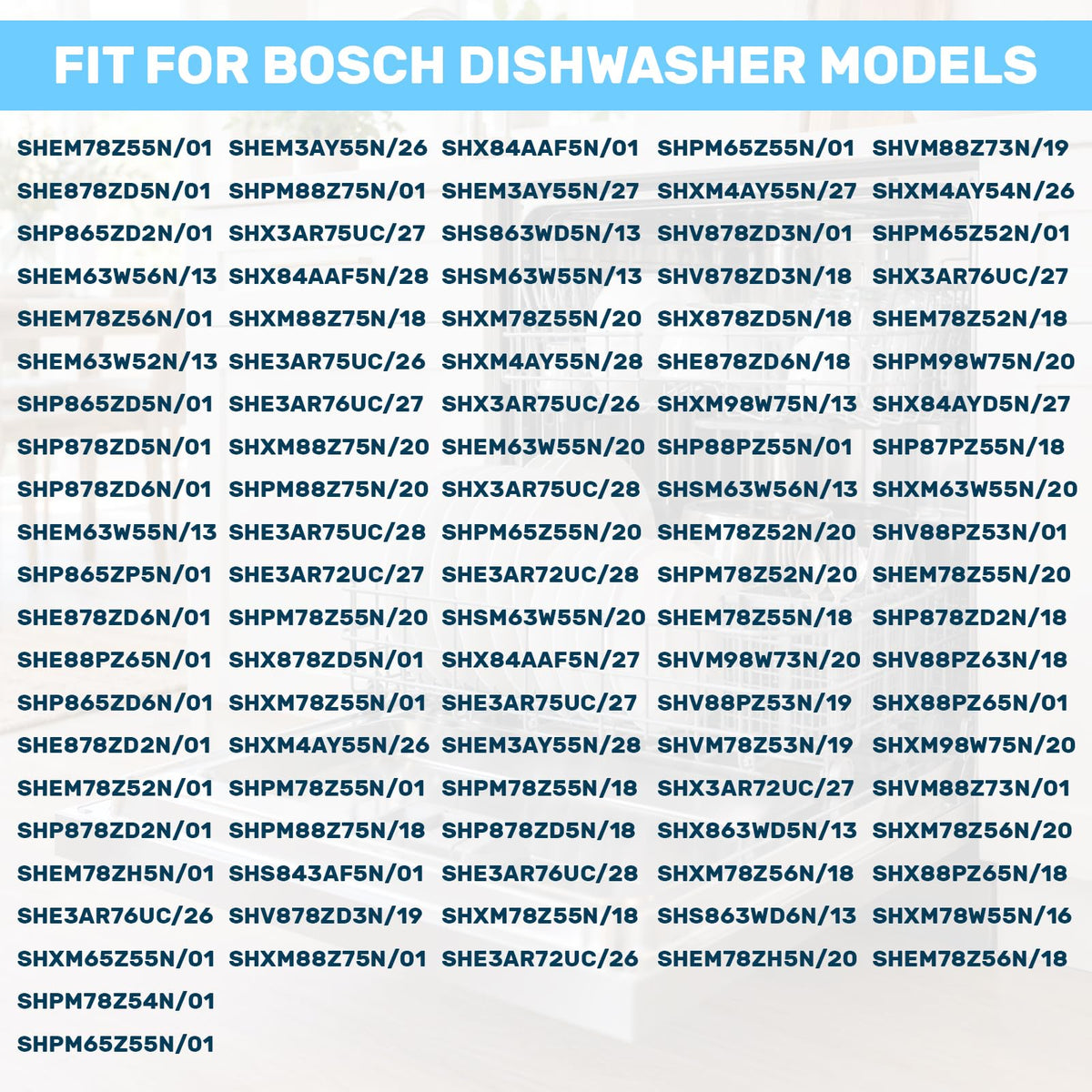 12027214 Dishwasher Power Cord Replacement for Bosch Dishwashers