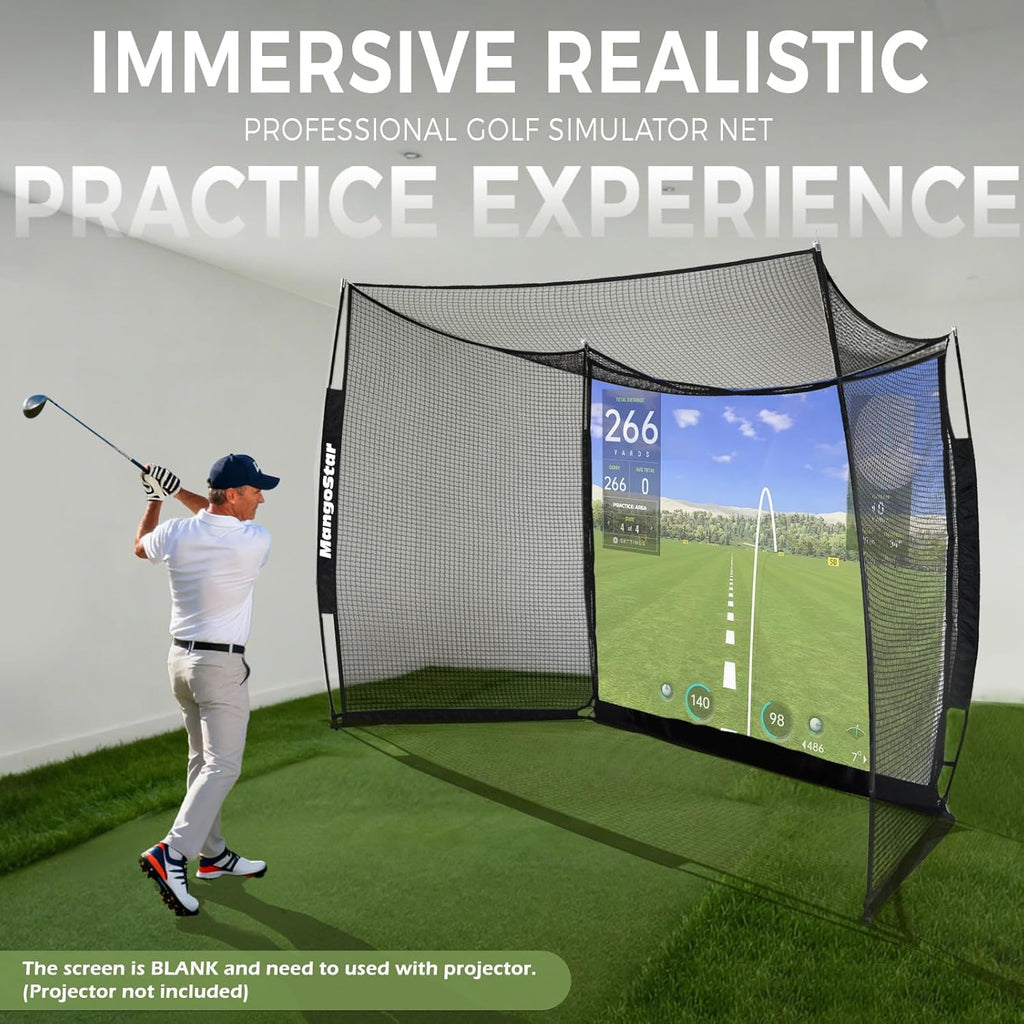 Golf Net, 11x8ft Golf Practice Hitting Net for Indoor Outdoor