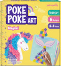 Poke Art Magical Flower Pressing Craft Kit for Girls, Ages 4-8 | 1500 fabric pieces, 6 thick boards, arts and crafts