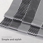 1 Box Nail Foil Transfer Stickers Decals, Print Black White Plaid Nail Art Sticker, DIY Nail Art Design Tool Stickers