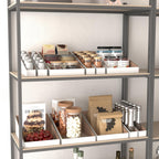 Cardboard Boxes, Pack of 35 Corrugated Storage Bins 12x2x4.5 inch Pantry Organizer Bins for Shelves Garage Office