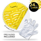 Urinal Screen Deodorizer, 24 Pack Lemon Cakes